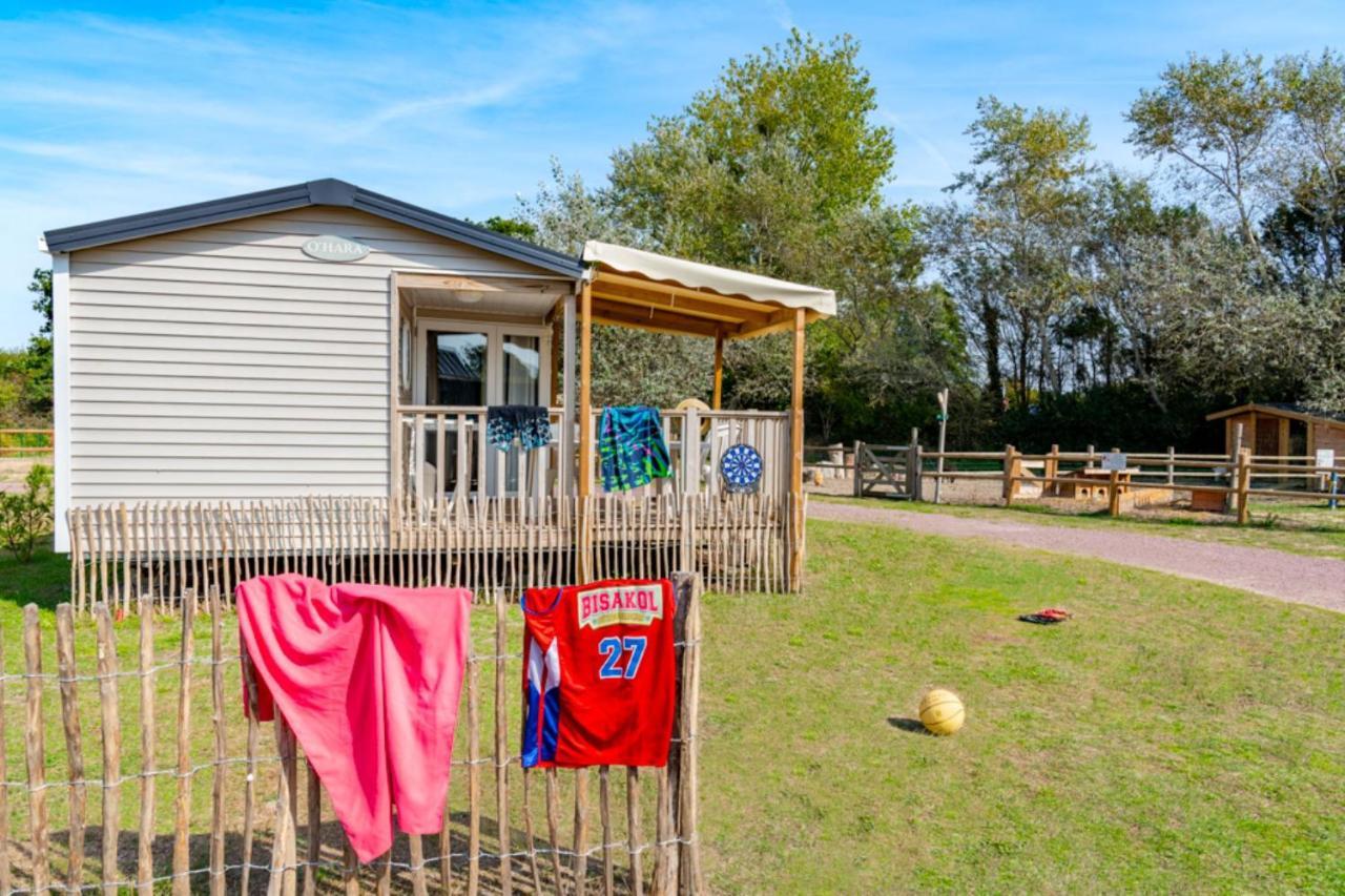 Camping Les Carolins Saint-Lo-d'Ourville Экстерьер фото