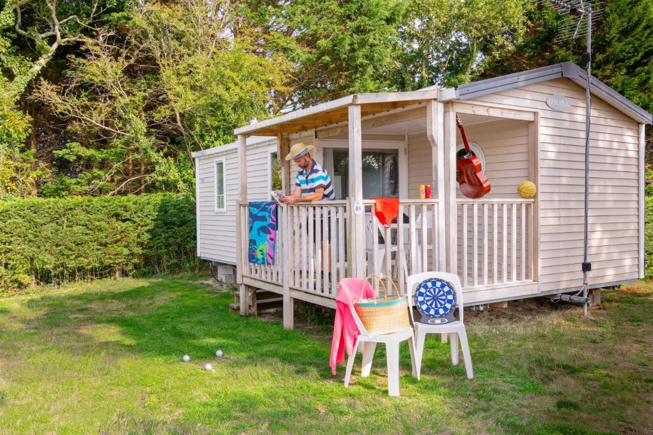 Camping Les Carolins Saint-Lo-d'Ourville Экстерьер фото